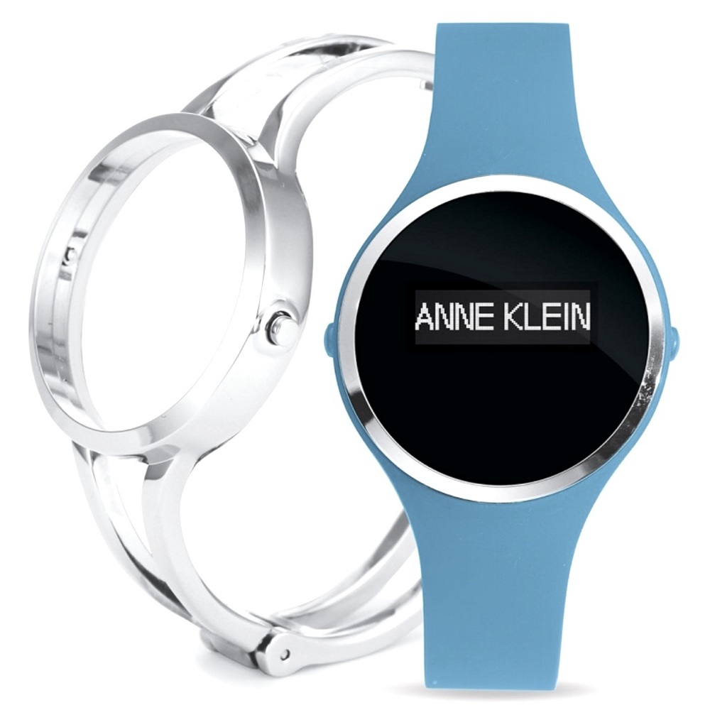 'Fashion Fit' Multifunction Smart Watch, 36mm
ANNE KLEIN; Blue and Silver